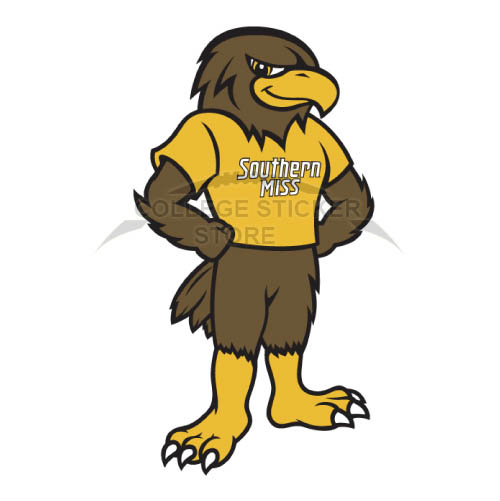 Homemade Southern Miss Golden Eagles Iron-on Transfers (Wall Stickers)NO.6311